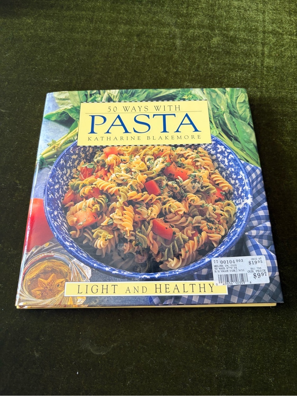 '50 Ways With Pasta' Cookbook - Blue Cover